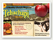 Tehachapi Lifestyle Magazine Sign-up page